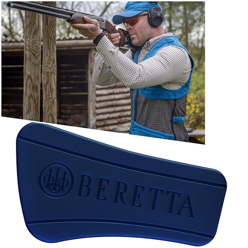 Beretta Adaptable Recoil Reducer Silicone Shoulder Pad Blue